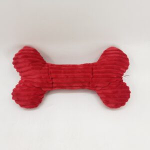 10" red bone plush toy – soft, safe & perfect for playtime | urbanpawsstore