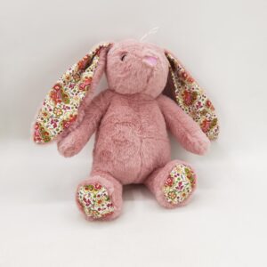 soft pink rabbit plush toy (15") – safe, durable & perfect for pet cuddles | urbanpawsstore
