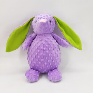 15" purple rabbit plush toy – eco friendly & comfortable playtime companion for pets | urbanpawsstore