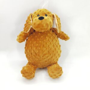 urbanpawsstore 15"dog – cute brown plush toy for dogs and cats