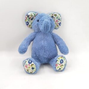 15" blue elephant plush toy — soft, safe & adorable companion for dogs and cats | urbanpawsstore